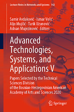 Couverture cartonnée Advanced Technologies, Systems, and Applications V de 