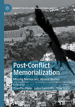 Couverture cartonnée Post-Conflict Memorialization de 