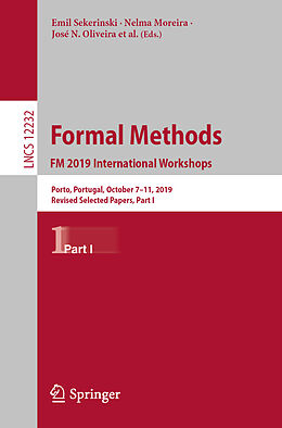 Kartonierter Einband Formal Methods. FM 2019 International Workshops von 