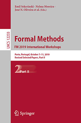 Kartonierter Einband Formal Methods. FM 2019 International Workshops von 