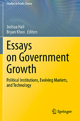 Couverture cartonnée Essays on Government Growth de 