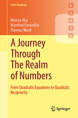 Couverture cartonnée A Journey Through The Realm of Numbers de Menny Aka, Thomas Ward, Manfred Einsiedler