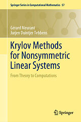 eBook (pdf) Krylov Methods for Nonsymmetric Linear Systems de Gérard Meurant, Jurjen Duintjer Tebbens