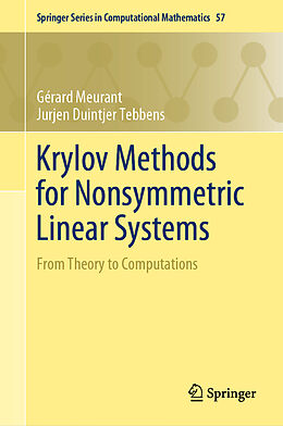 eBook (pdf) Krylov Methods for Nonsymmetric Linear Systems de Gérard Meurant, Jurjen Duintjer Tebbens