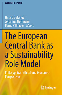 Couverture cartonnée The European Central Bank as a Sustainability Role Model de 