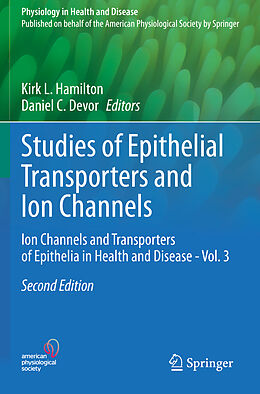 Couverture cartonnée Studies of Epithelial Transporters and Ion Channels de 