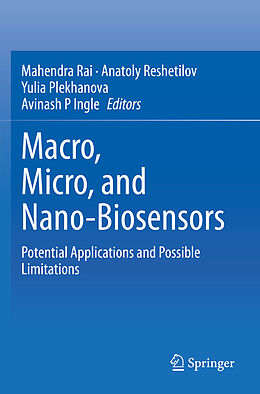 Couverture cartonnée Macro, Micro, and Nano-Biosensors de 