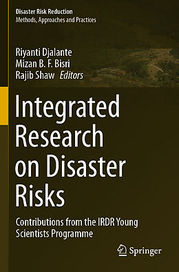 Couverture cartonnée Integrated Research on Disaster Risks de 