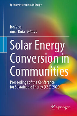 Livre Relié Solar Energy Conversion in Communities de 