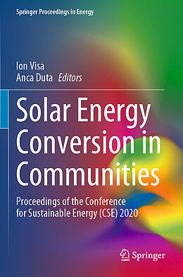 Kartonierter Einband Solar Energy Conversion in Communities von 