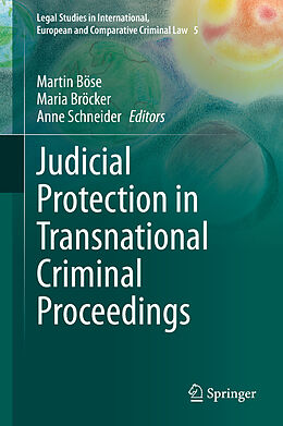 Livre Relié Judicial Protection in Transnational Criminal Proceedings de 