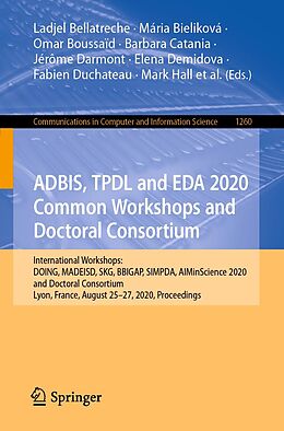 eBook (pdf) ADBIS, TPDL and EDA 2020 Common Workshops and Doctoral Consortium de 