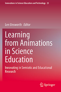 Couverture cartonnée Learning from Animations in Science Education de 