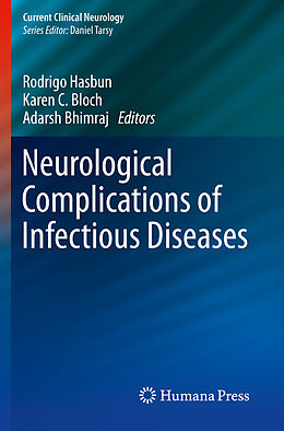 Couverture cartonnée Neurological Complications of Infectious Diseases de 