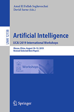 Couverture cartonnée Artificial Intelligence. IJCAI 2019 International Workshops de 