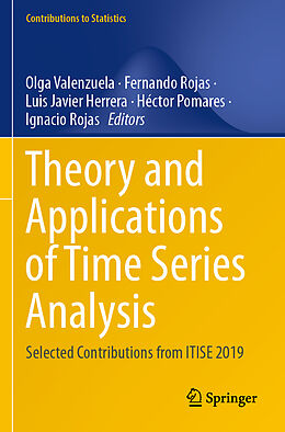 Couverture cartonnée Theory and Applications of Time Series Analysis de 