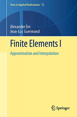 E-Book (pdf) Finite Elements I von Alexandre Ern, Jean-Luc Guermond