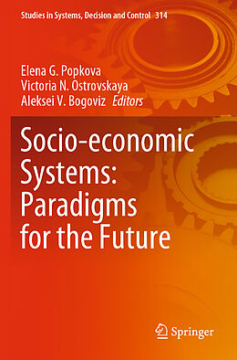 Couverture cartonnée Socio-economic Systems: Paradigms for the Future de 