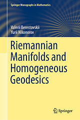 eBook (pdf) Riemannian Manifolds and Homogeneous Geodesics de Valerii Berestovskii, Yurii Nikonorov