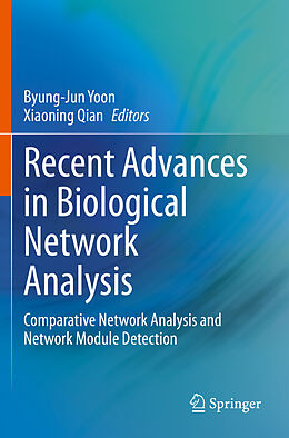 Couverture cartonnée Recent Advances in Biological Network Analysis de 