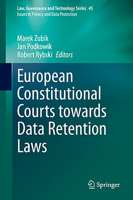 Fester Einband European Constitutional Courts towards Data Retention Laws von 