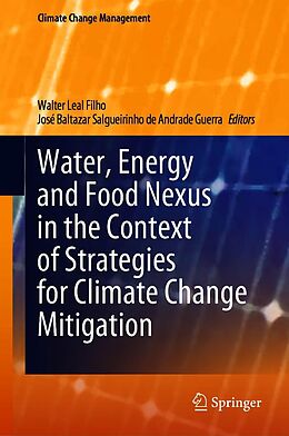 eBook (pdf) Water, Energy and Food Nexus in the Context of Strategies for Climate Change Mitigation de 