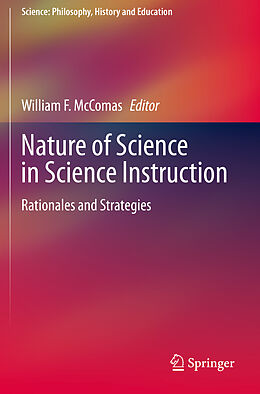 Couverture cartonnée Nature of Science in Science Instruction de 