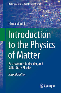 Kartonierter Einband Introduction to the Physics of Matter von Nicola Manini