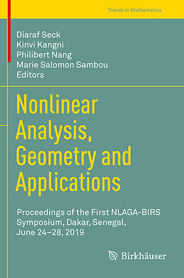 Couverture cartonnée Nonlinear Analysis, Geometry and Applications de 