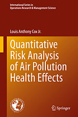 eBook (pdf) Quantitative Risk Analysis of Air Pollution Health Effects de Louis Anthony Cox Jr.