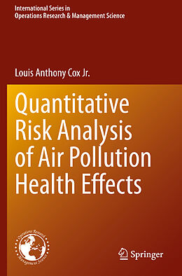 Couverture cartonnée Quantitative Risk Analysis of Air Pollution Health Effects de Louis Anthony Cox Jr.