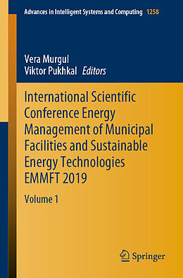 Couverture cartonnée International Scientific Conference Energy Management of Municipal Facilities and Sustainable Energy Technologies EMMFT 2019 de 
