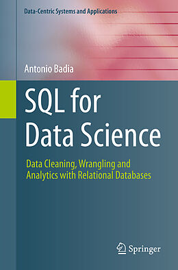 Couverture cartonnée SQL for Data Science de Antonio Badia