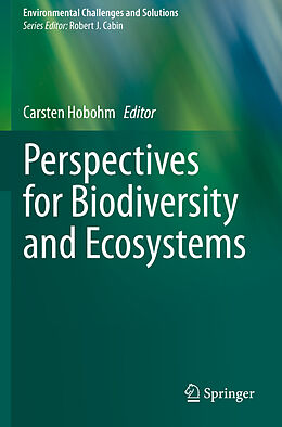 Kartonierter Einband Perspectives for Biodiversity and Ecosystems von 