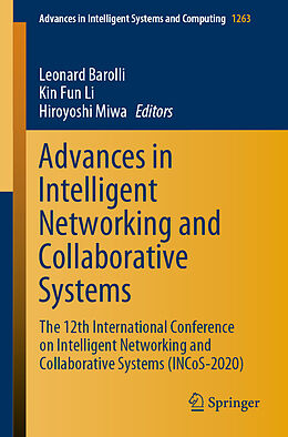 Kartonierter Einband Advances in Intelligent Networking and Collaborative Systems von 