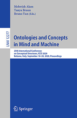 Kartonierter Einband Ontologies and Concepts in Mind and Machine von 