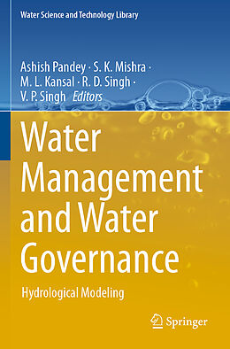 Couverture cartonnée Water Management and Water Governance de 