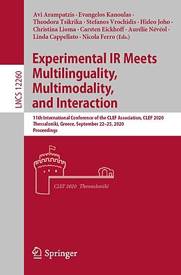 E-Book (pdf) Experimental IR Meets Multilinguality, Multimodality, and Interaction von 