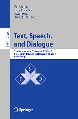 Kartonierter Einband Text, Speech, and Dialogue von 
