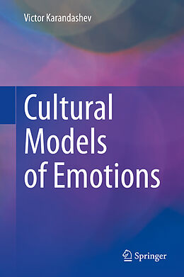 Livre Relié Cultural Models of Emotions de Victor Karandashev