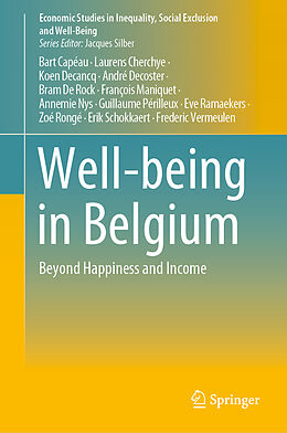 Livre Relié Well-being in Belgium de Bart Capéau, Zoé Rongé, Erik Schokkaert