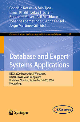 Couverture cartonnée Database and Expert Systems Applications de 