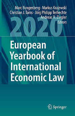 Fester Einband European Yearbook of International Economic Law 2020 von 