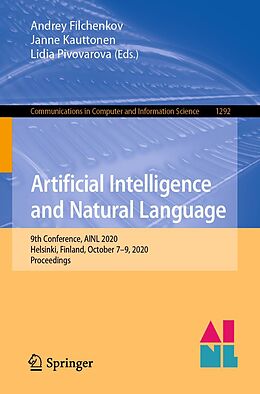 eBook (pdf) Artificial Intelligence and Natural Language de 