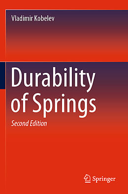 Couverture cartonnée Durability of Springs de Vladimir Kobelev