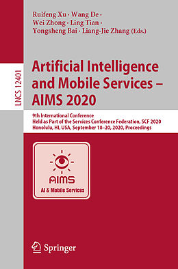 E-Book (pdf) Artificial Intelligence and Mobile Services - AIMS 2020 von 