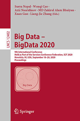 Kartonierter Einband Big Data   BigData 2020 von 