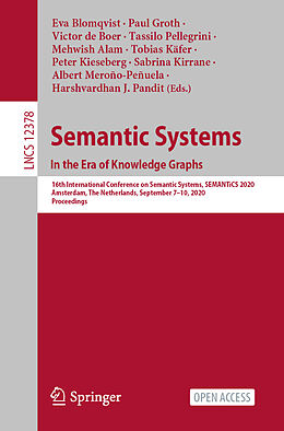 Kartonierter Einband Semantic Systems. In the Era of Knowledge Graphs von 