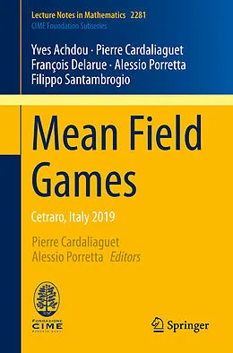 E-Book (pdf) Mean Field Games von Yves Achdou, Pierre Cardaliaguet, François Delarue