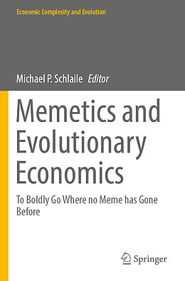 Couverture cartonnée Memetics and Evolutionary Economics de 